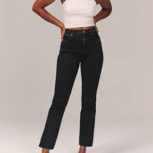 Abercrombie Curve Love Straight Ankle Jean